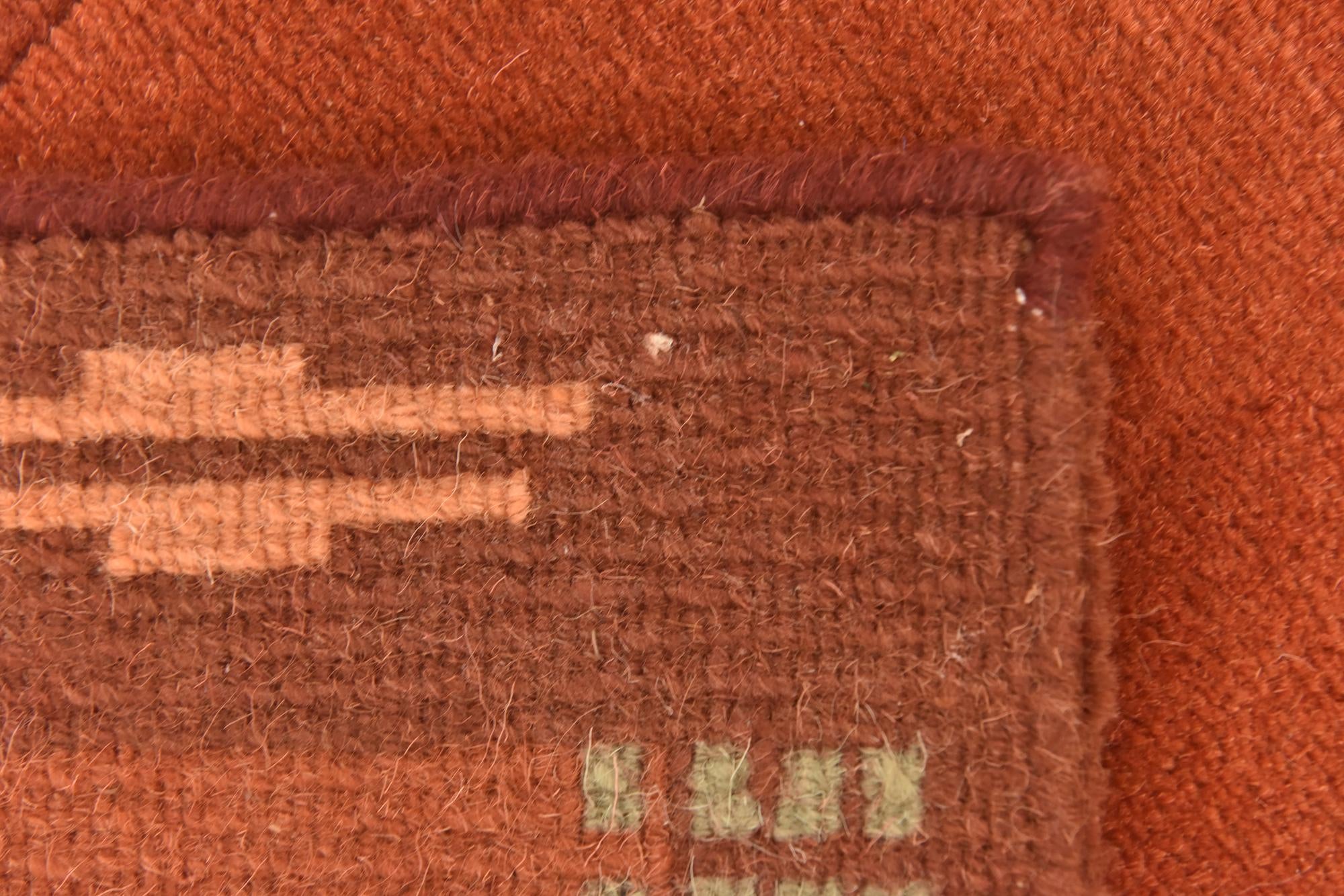 2' 4 x 4' 7 Hand Knotted Nepal Wool Rug