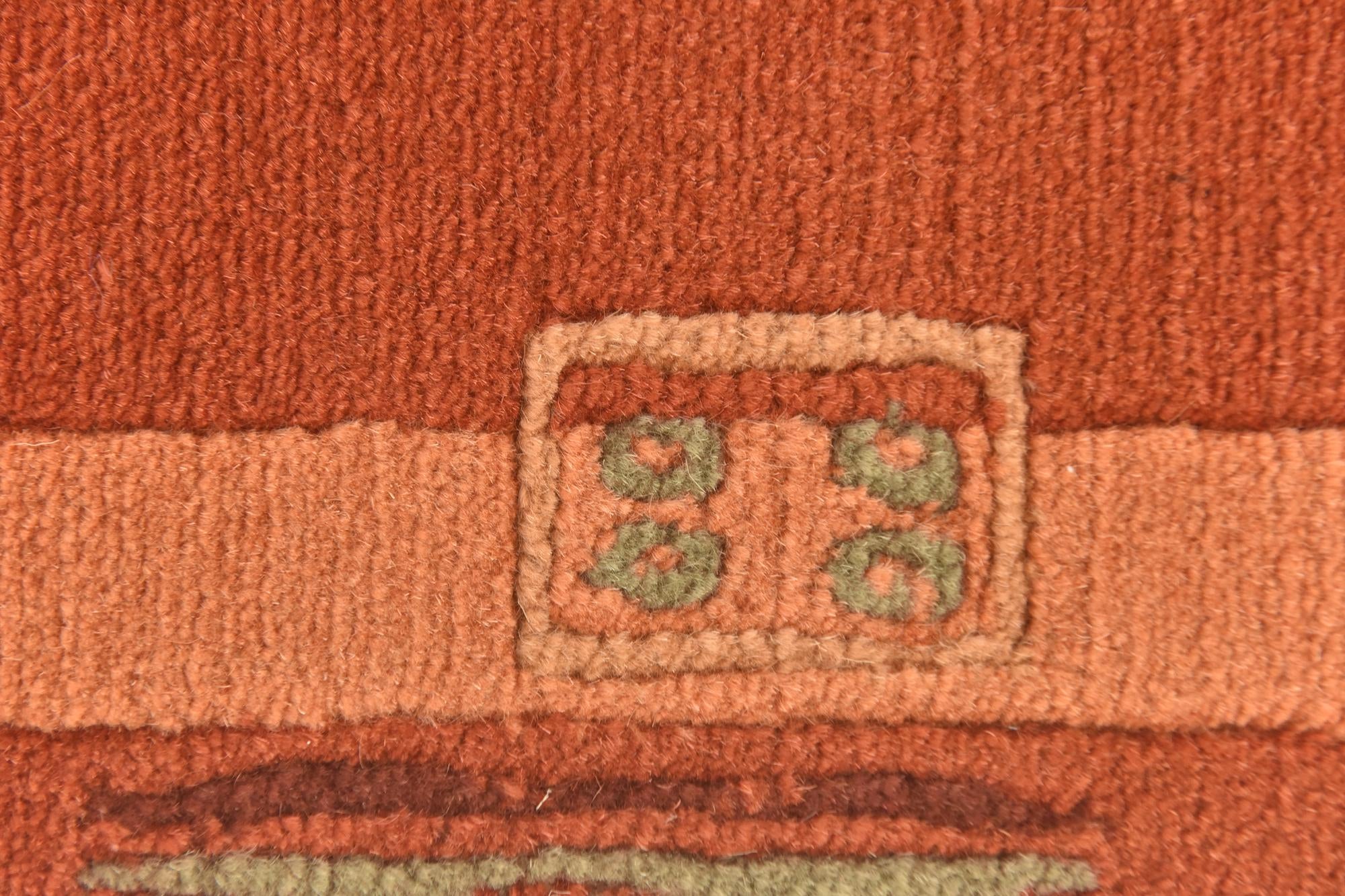 2' 4 x 4' 5 Hand Knotted Nepal Wool Rug