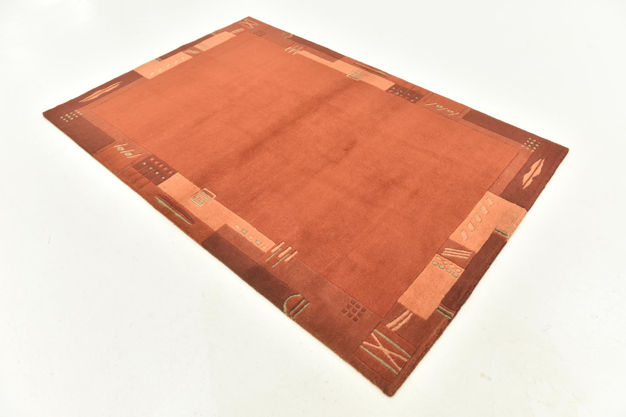 4' x 5' 10 Hand Knotted Nepal Wool Rug