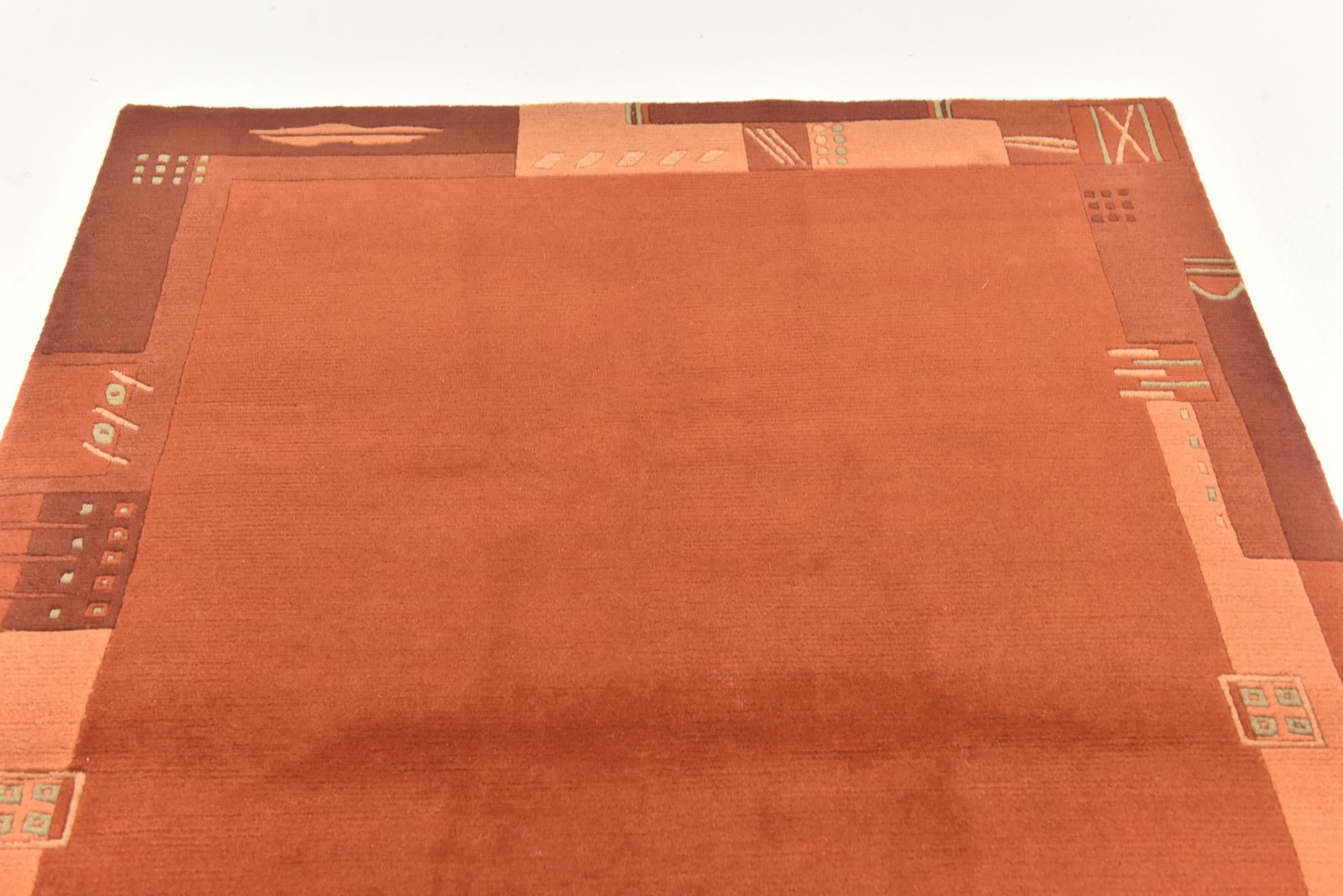 4' x 5' 10 Hand Knotted Nepal Wool Rug