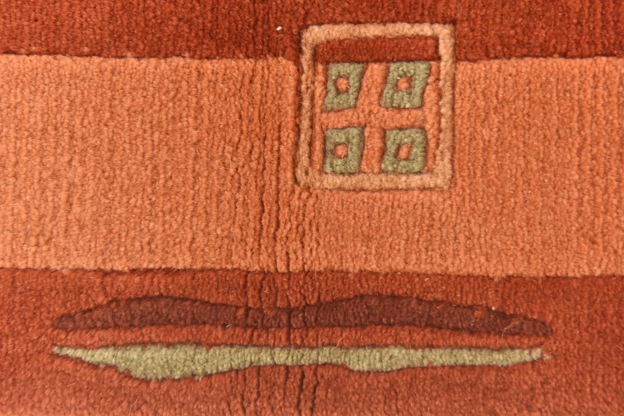 4' x 5' 10 Hand Knotted Nepal Wool Rug
