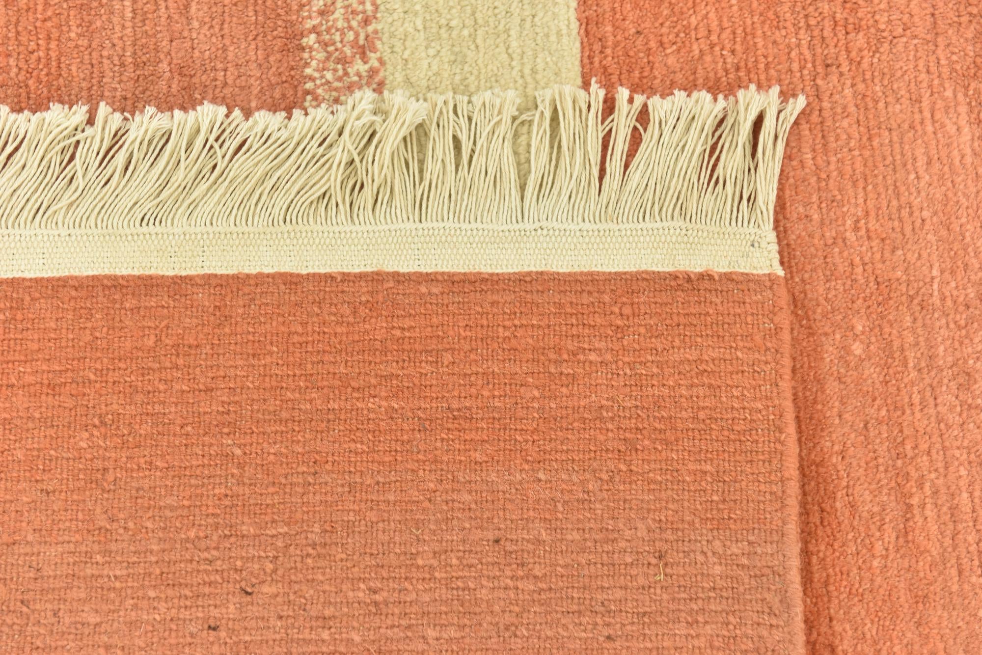 6' 7 x 9' 10 Hand Knotted Nepal Wool Rug