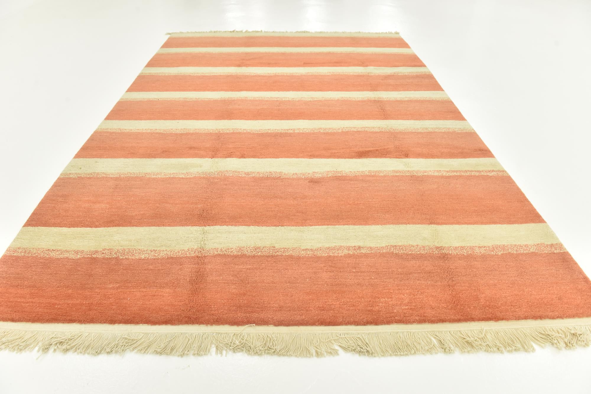 6' 7 x 9' 10 Hand Knotted Nepal Wool Rug