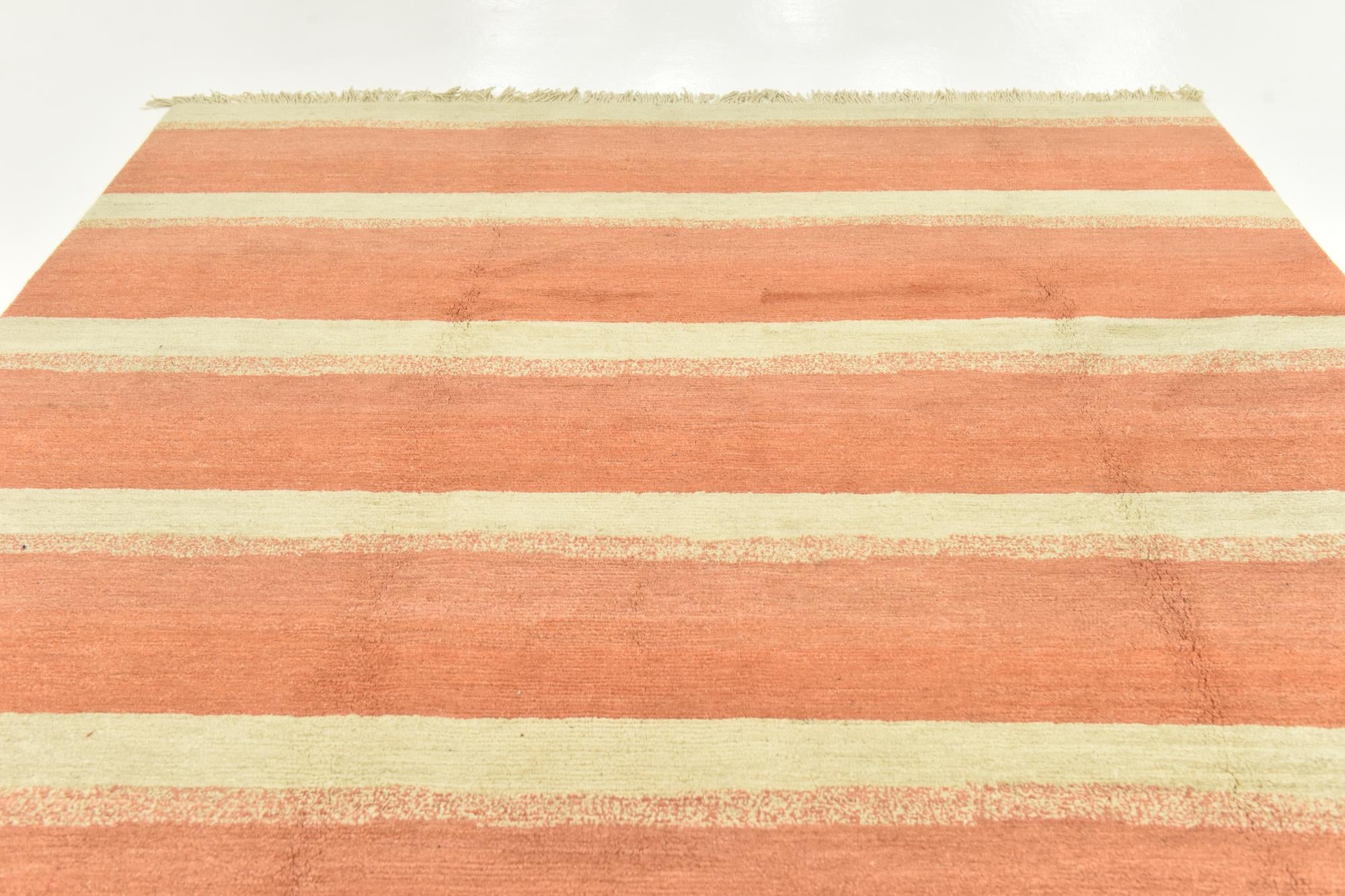 6' 7 x 9' 10 Hand Knotted Nepal Wool Rug