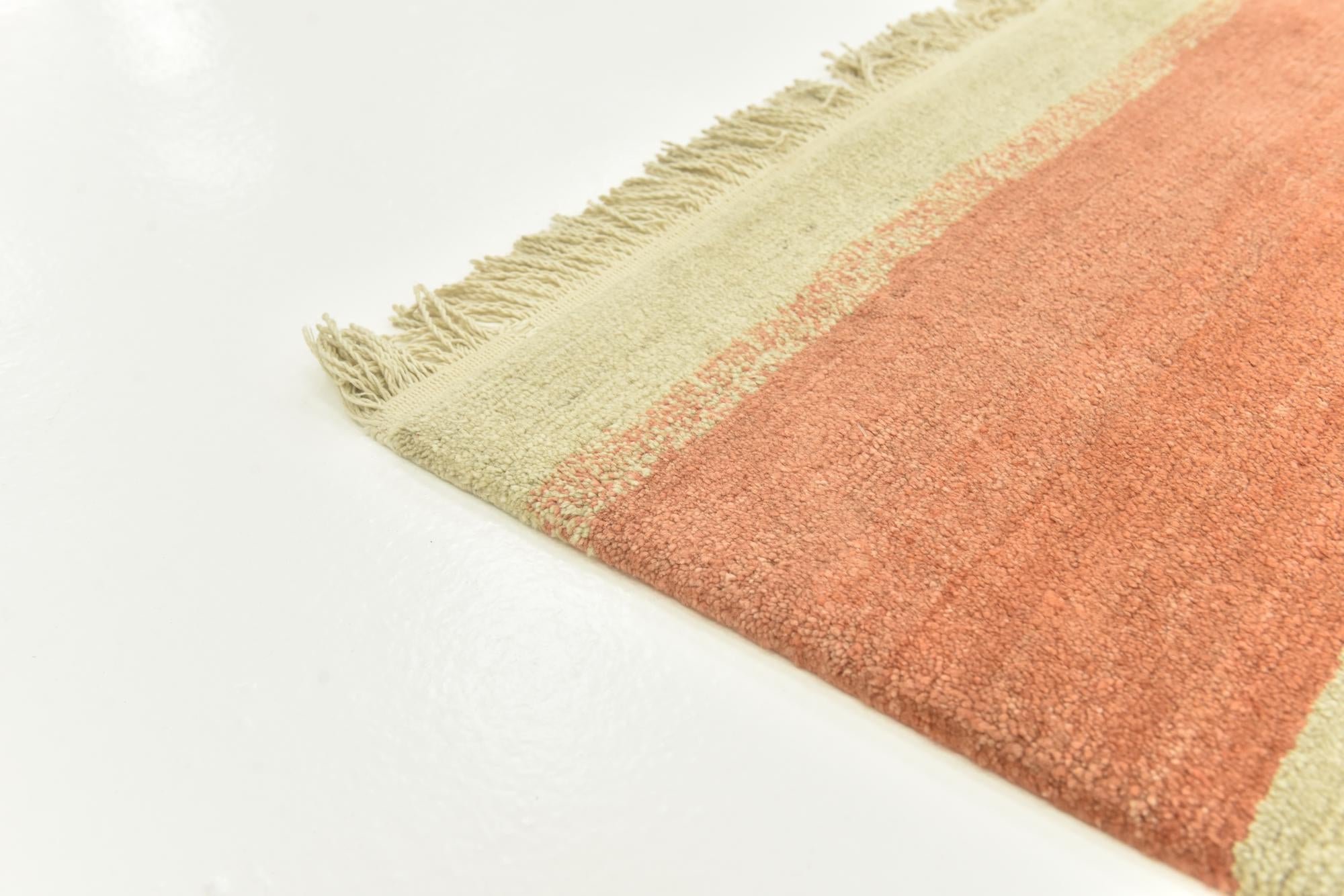 6' 7 x 9' 10 Hand Knotted Nepal Wool Rug