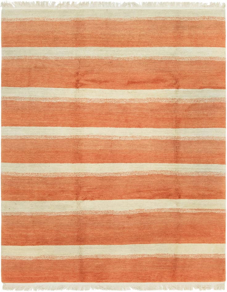 Detail image of 6' 7 x 9' 10 Hand Knotted Nepal Wool Rug