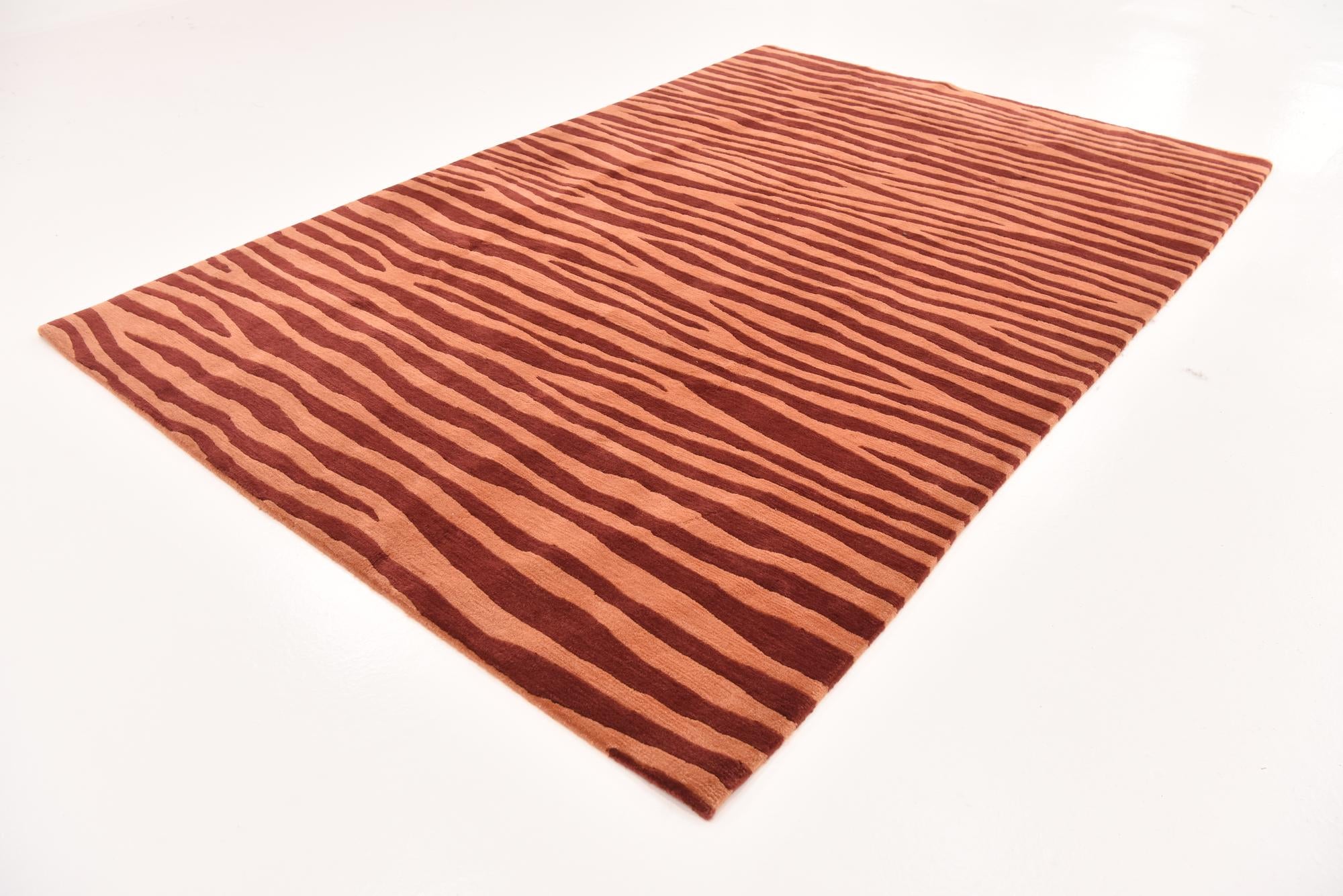 6' 7 x 9' 9 Hand Knotted Nepal Wool Rug