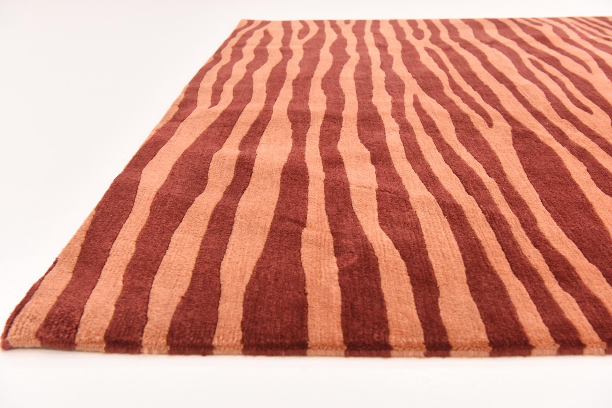 6' 7 x 9' 9 Hand Knotted Nepal Wool Rug