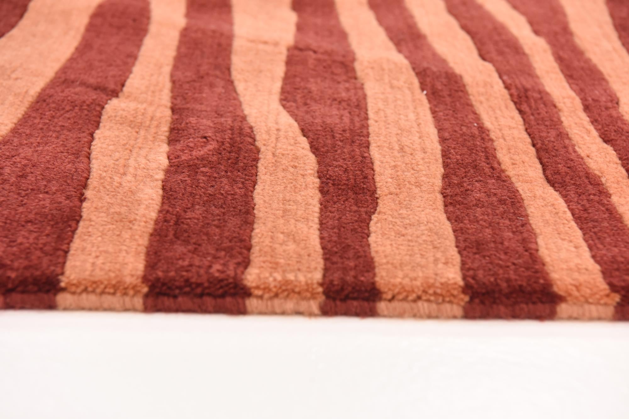 6' 7 x 9' 9 Hand Knotted Nepal Wool Rug