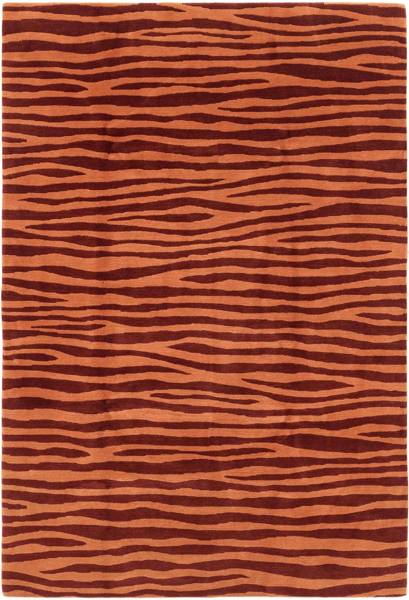 6' 7 x 9' 9 Hand Knotted Nepal Wool Rug