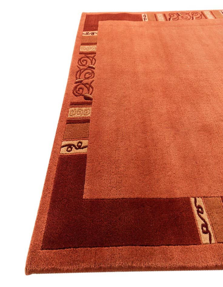 Detail image of 4' 8 x 6' 5  Hand Knotted Nepal Wool Rug