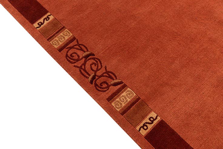 Detail image of 4' 8 x 6' 5 Hand Knotted Nepal Wool Rug