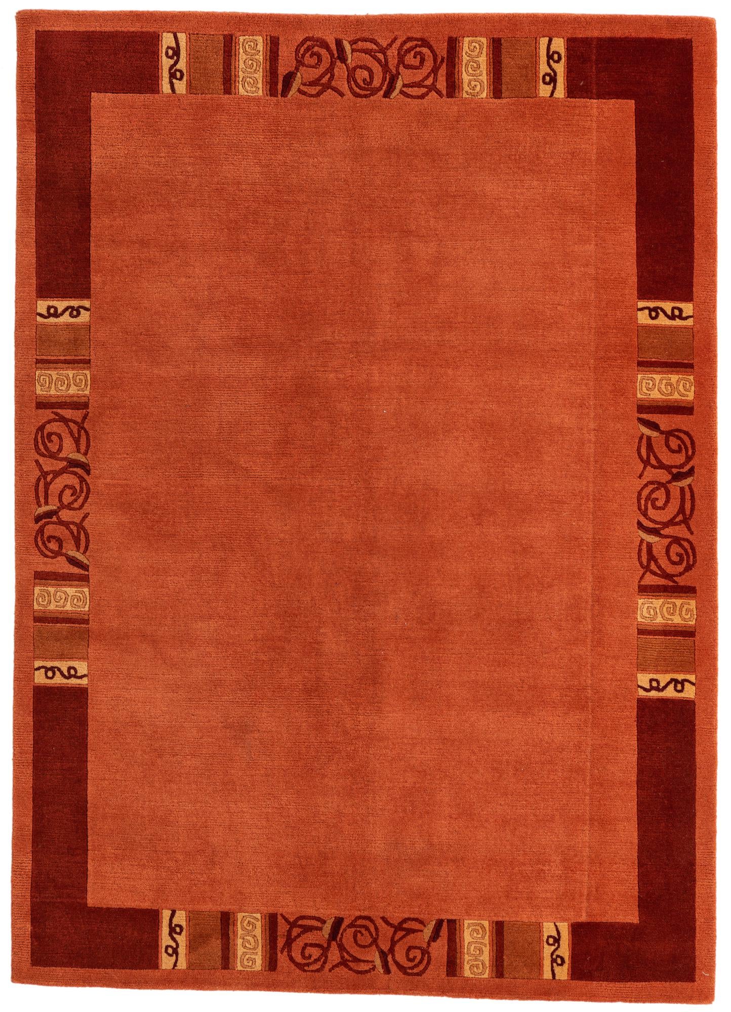 4' 8 x 6' 5 Hand Knotted Nepal Wool Rug