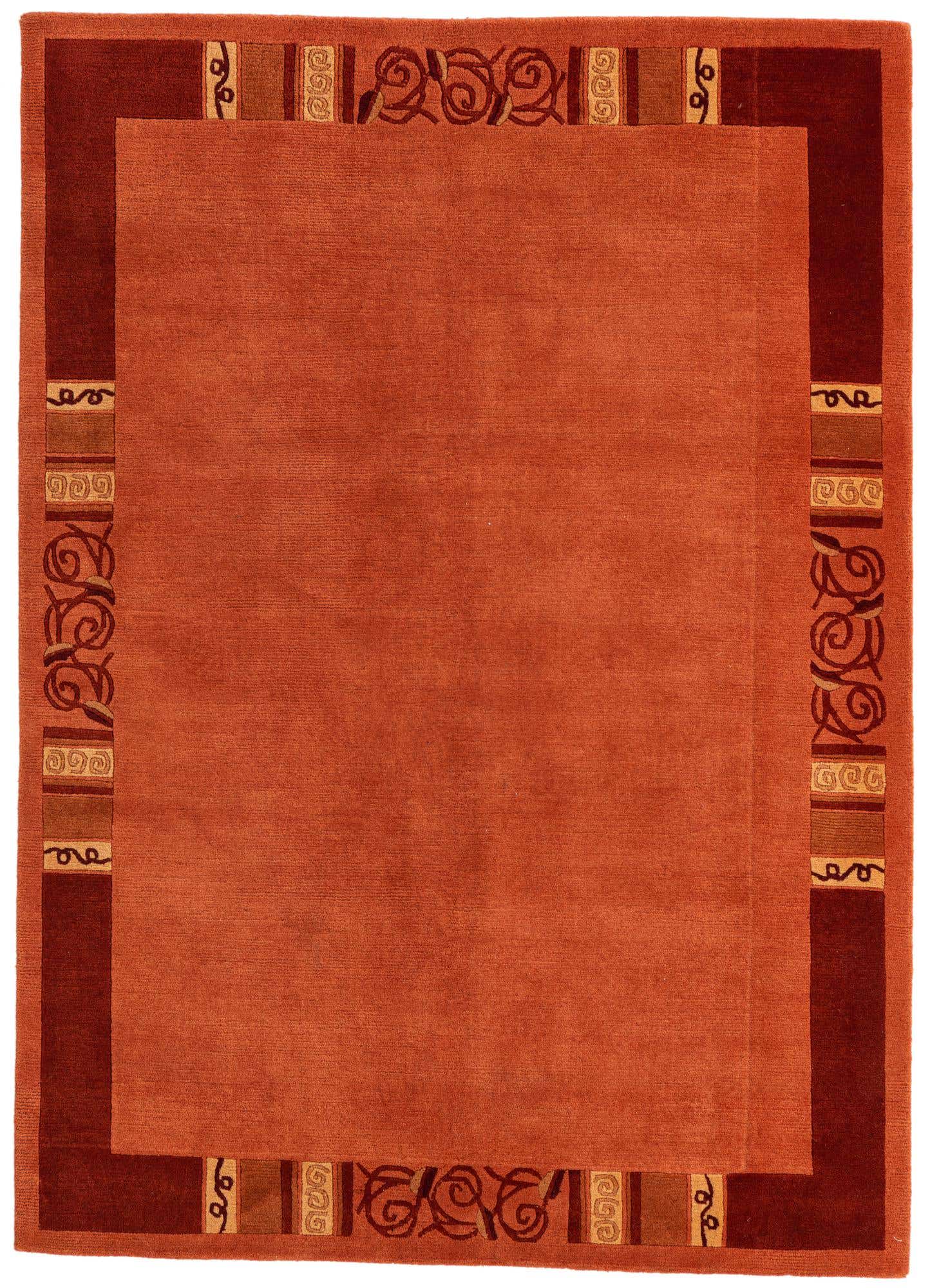 4' 8 x 6' 5 Hand Knotted Nepal Wool Rug