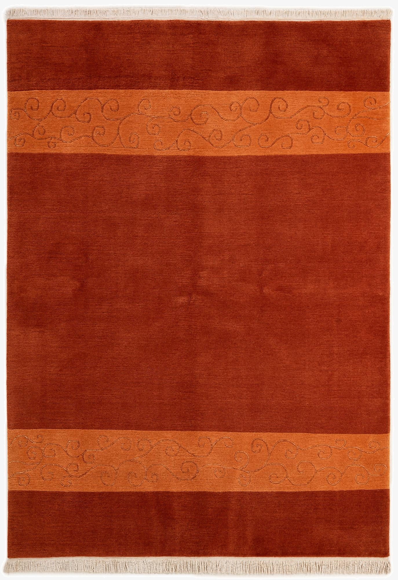 5' 7 x 7' 9  Hand Knotted Nepal Rug