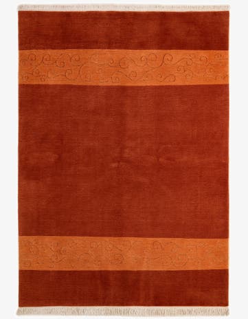 5' 7 x 7' 9 Hand Knotted Nepal Rug