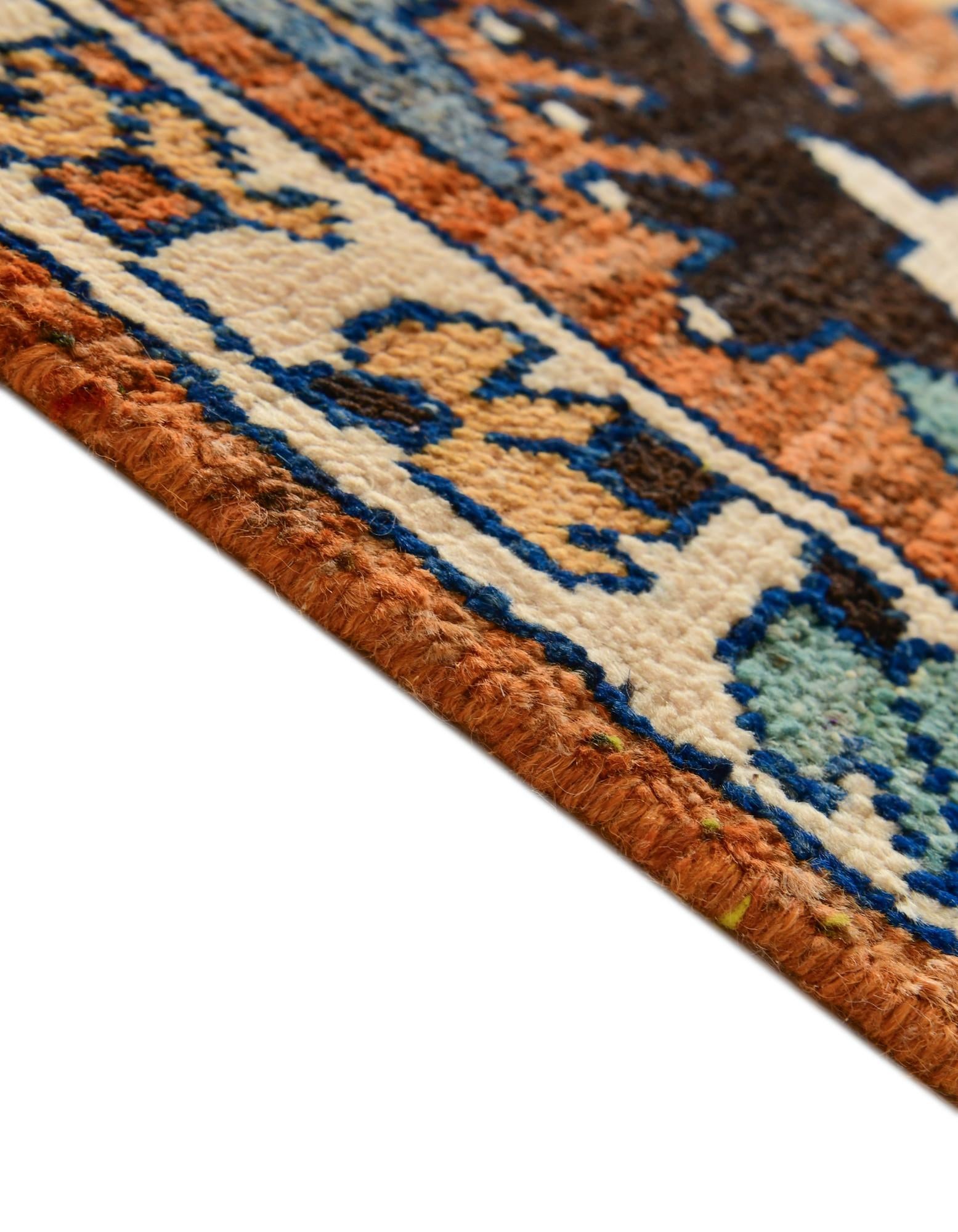 165cm x 215cm anudado a mano Oushak Alfombra Lana
