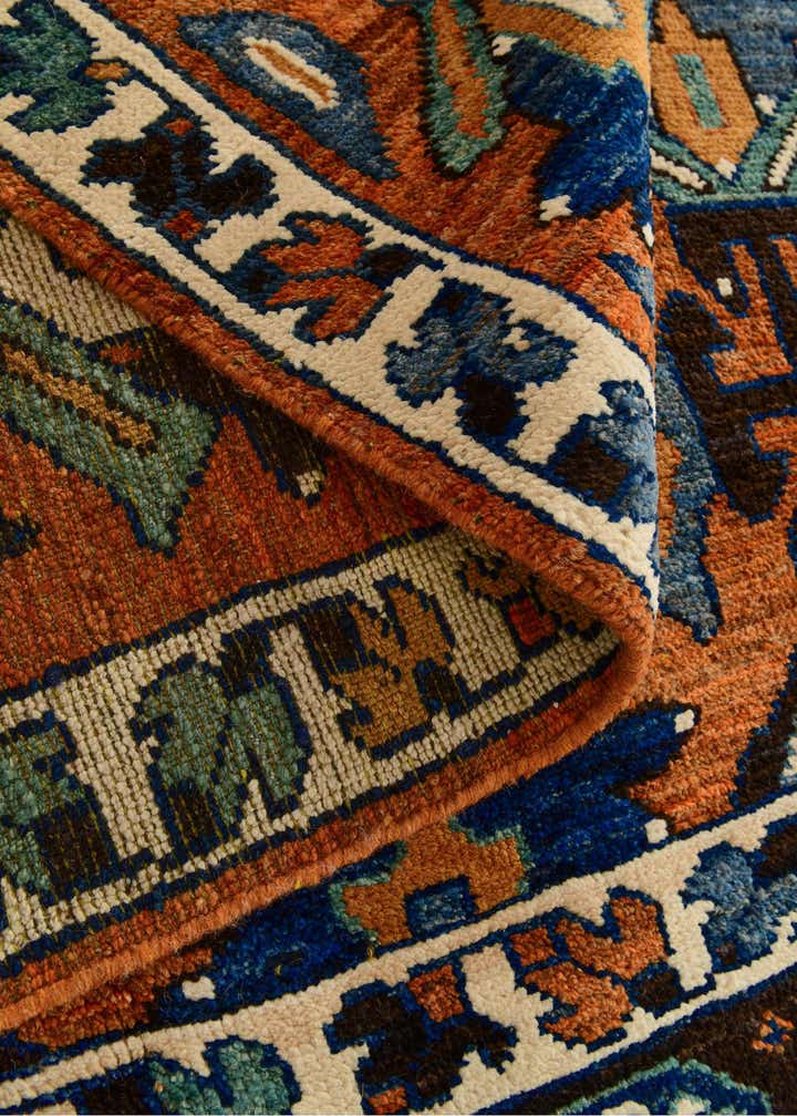 165cm x 215cm anudado a mano Oushak Alfombra Lana