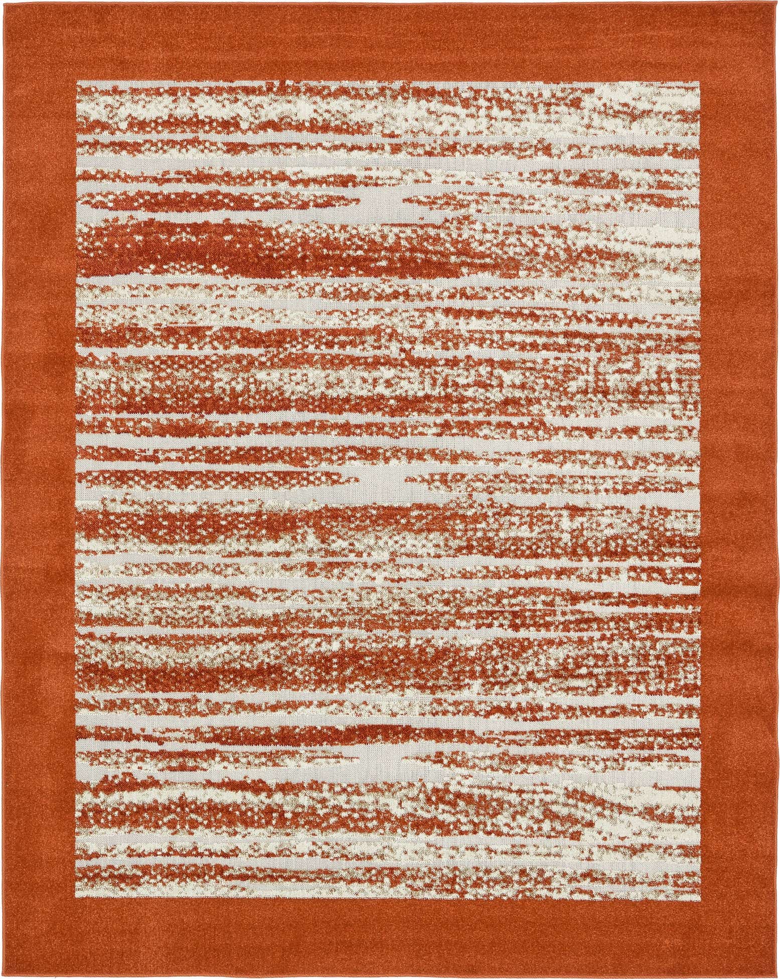8' x 10' Easy-Clean Border Indoor / Outdoor Rug