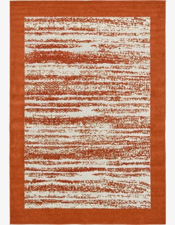 7' x 10' Easy-Clean Border Indoor / Outdoor Rug