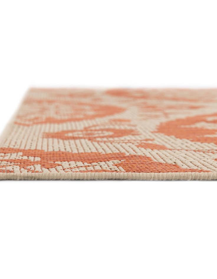 Detail image of 5' 3 x 8'  Washable Botanical Indoor / Outdoor Rug
