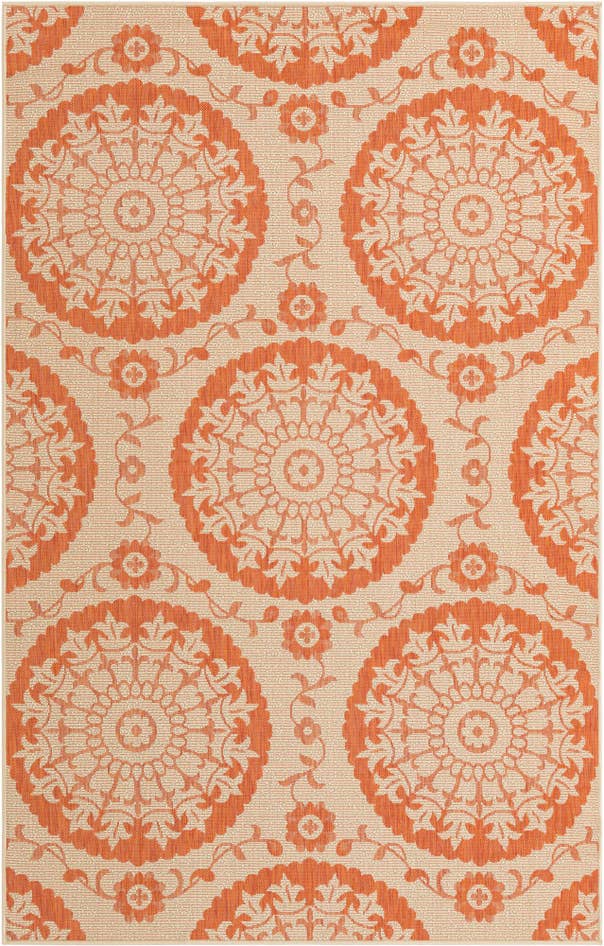 Detail image of 160cm x 245cm Fácil de limpiar Botanical Alfombra Comprar todos los estilos
