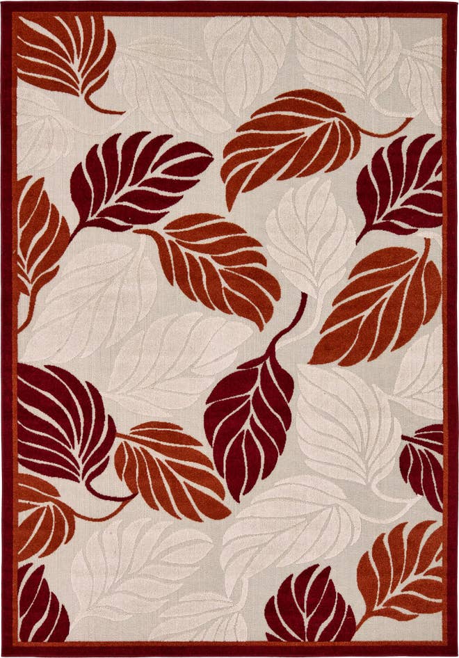 Detail image of 7' x 10' Easy-Clean Botanical Indoor / Outdoor Rug