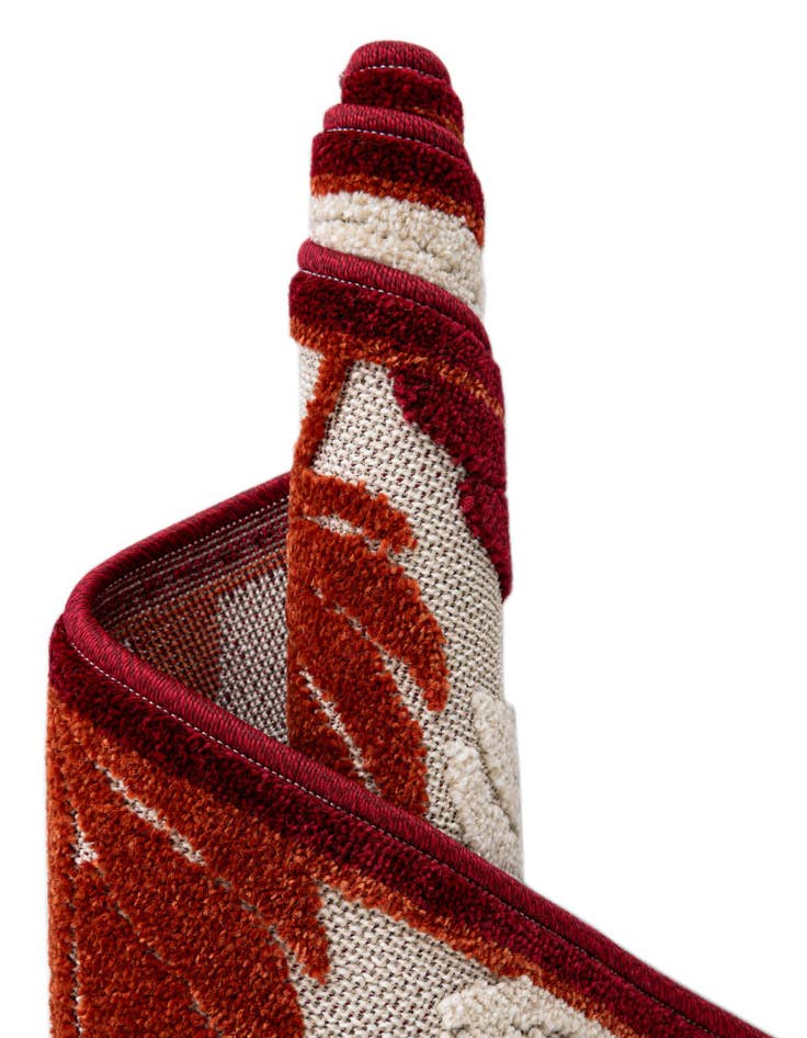 Detail image of 6' x 9' Easy-Clean Botanical Indoor / Outdoor Rug