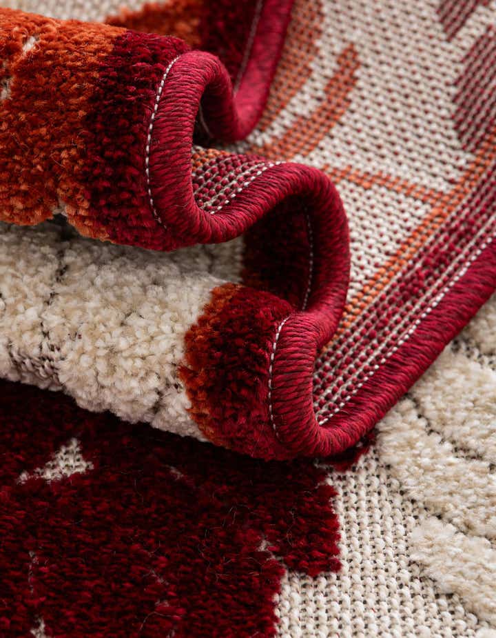 6' x 9' Easy-Clean Botanical Indoor / Outdoor Rug