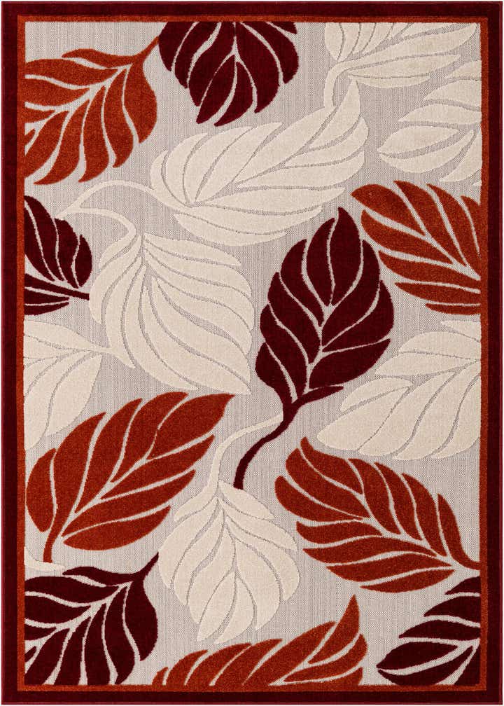5' x 8' Easy-Clean Botanical Indoor / Outdoor Rug