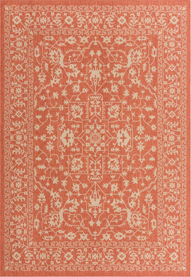 Detail image of 8' x 11' 4 Easy-Clean Botanical Indoor / Outdoor Rug