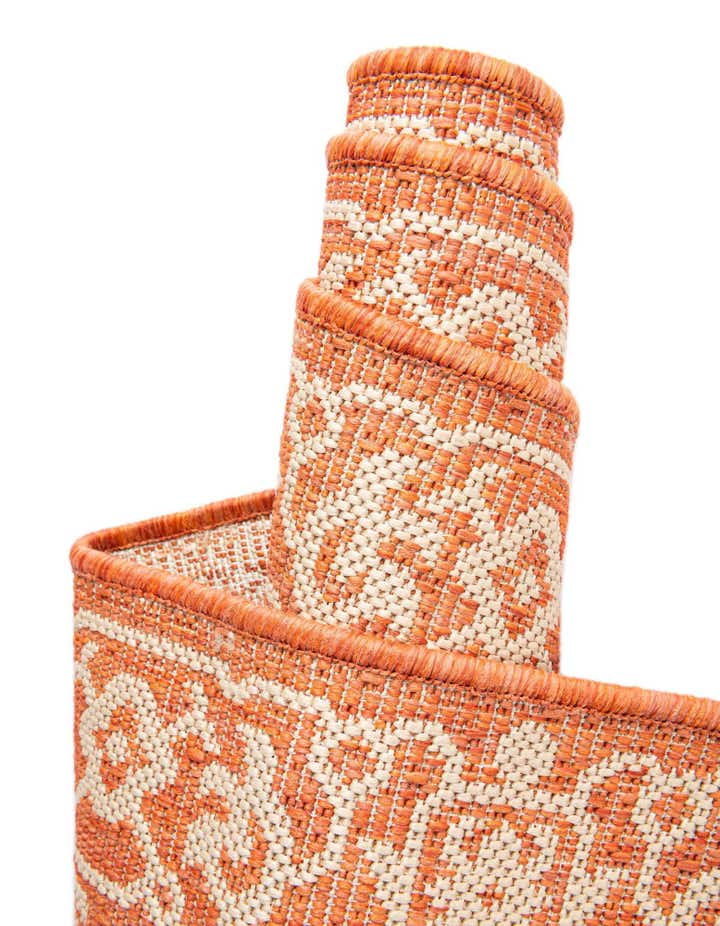 6' x 9' Easy-Clean Botanical Indoor / Outdoor Rug