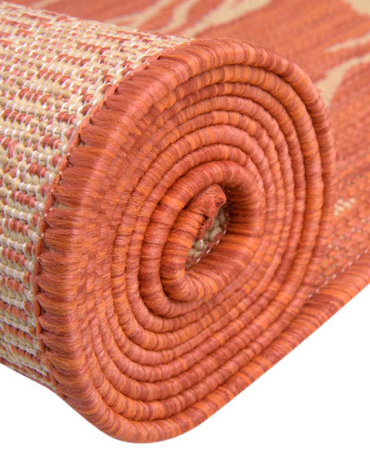 8' x 11' 4 Easy-Clean Botanical Indoor / Outdoor Rug