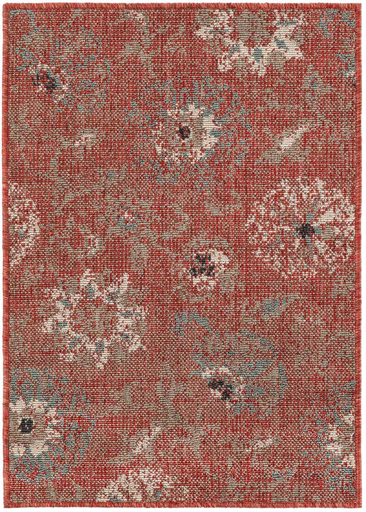 2' x 3' Easy-Clean Botanical Indoor / Outdoor Rug
