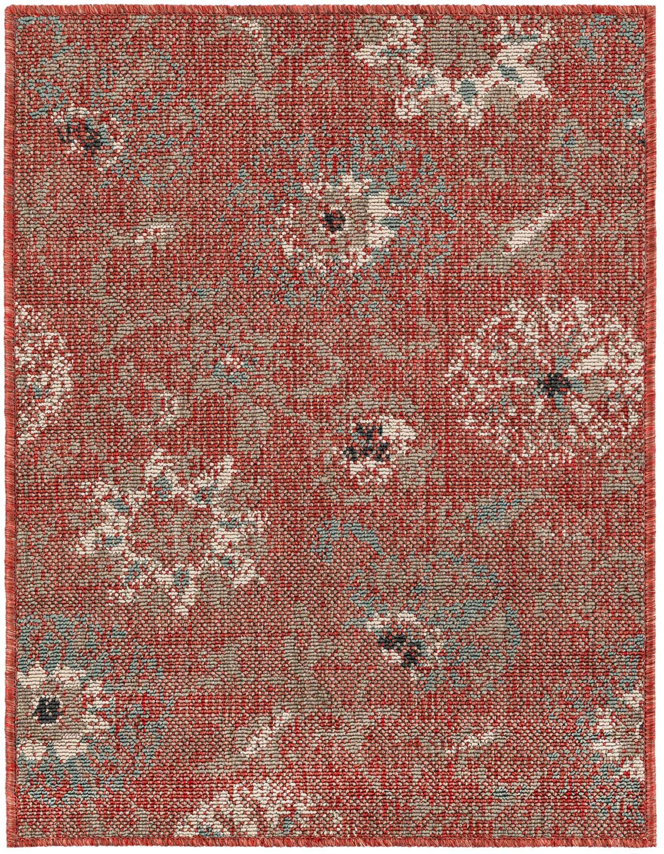 2' x 3' Easy-Clean Botanical Indoor / Outdoor Rug