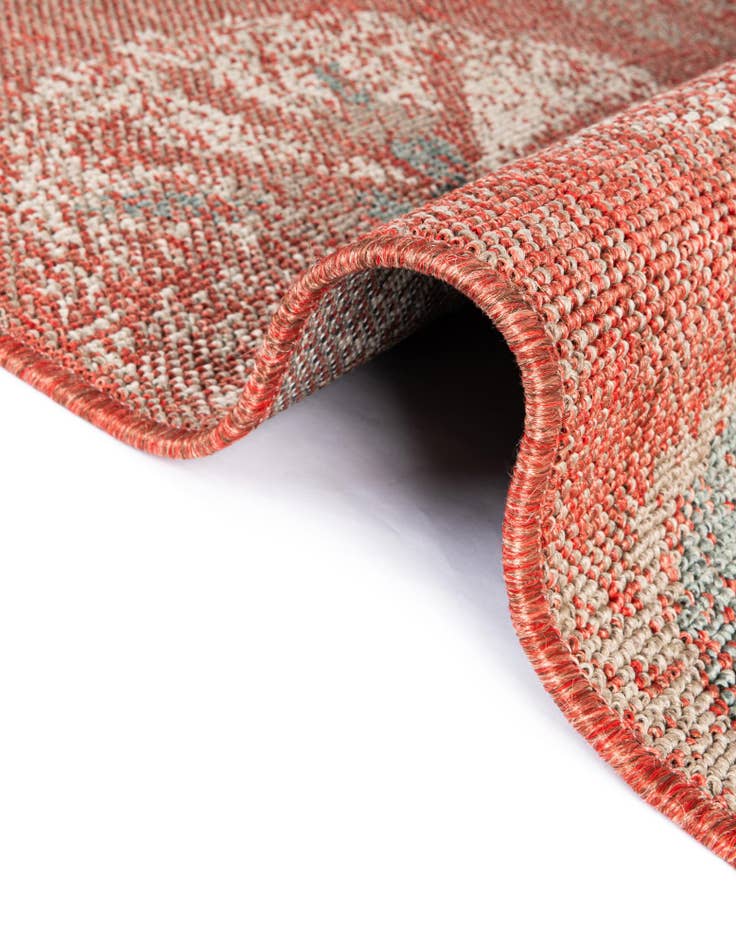 Detail image of 5' x 8' Easy-Clean Botanical Indoor / Outdoor Rug
