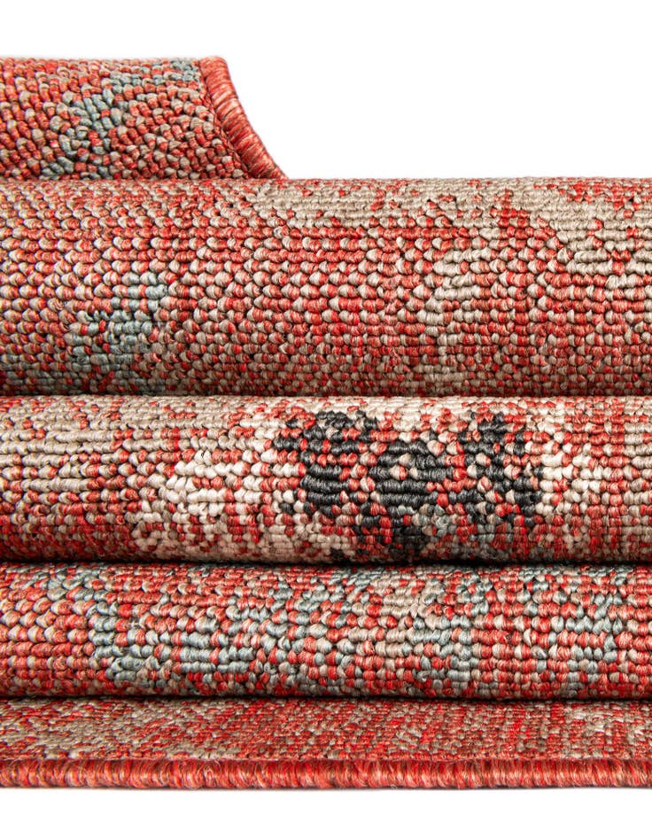 Detail image of 10' x 14' 2  Washable Botanical Indoor / Outdoor Rug