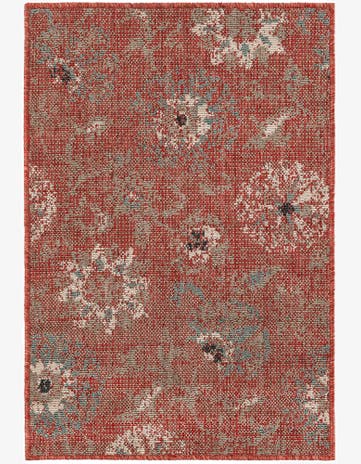 2' x 3' Easy-Clean Botanical Indoor / Outdoor Rug