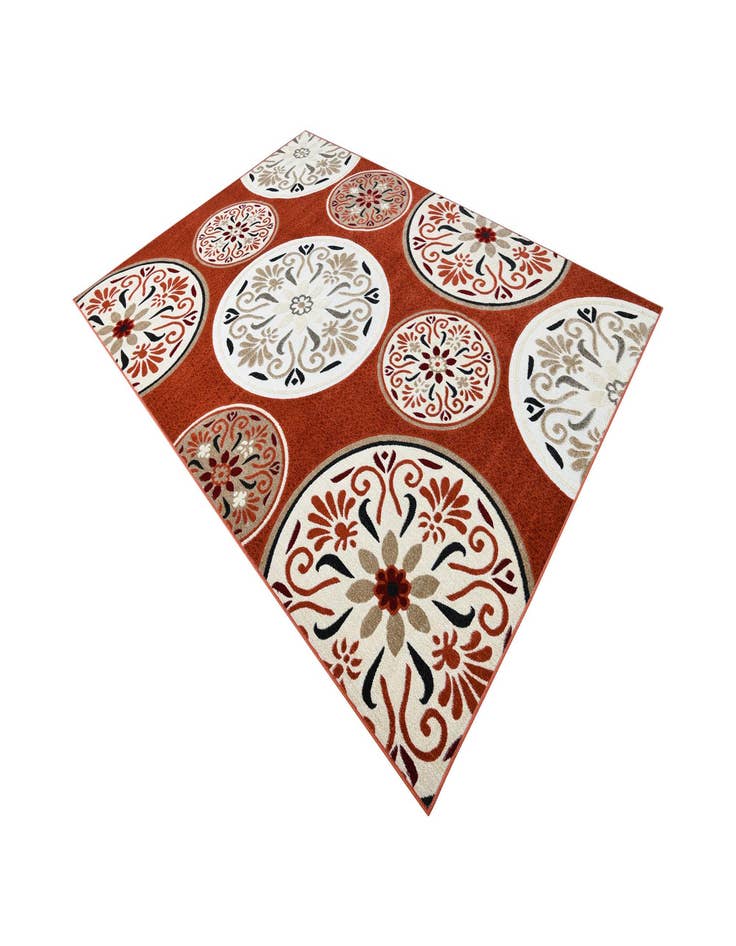 Detail image of 7' 10 x 11'  Washable Modern Indoor / Outdoor Rug