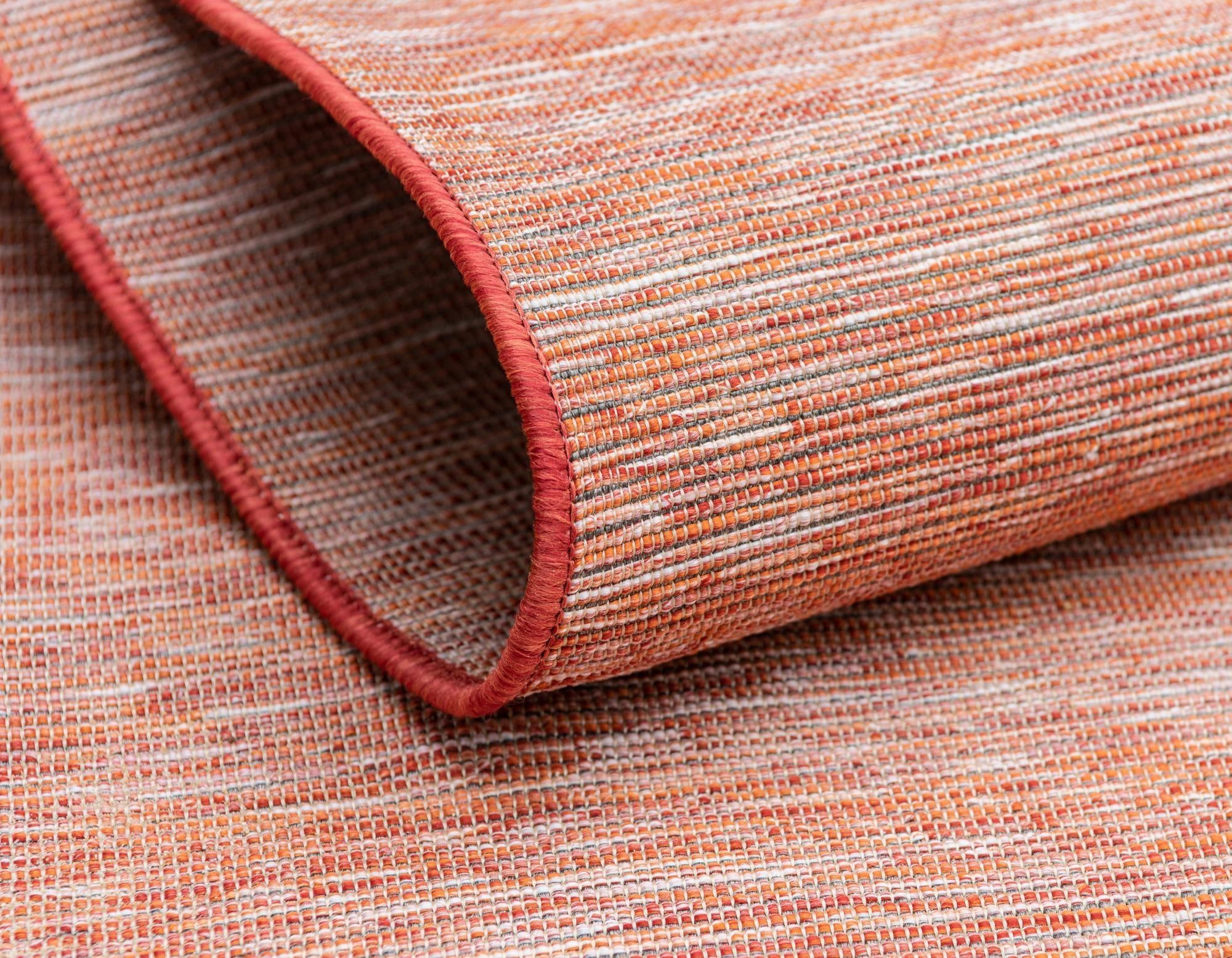 7' 5 x 10' Easy-Clean Solid Indoor / Outdoor Rug