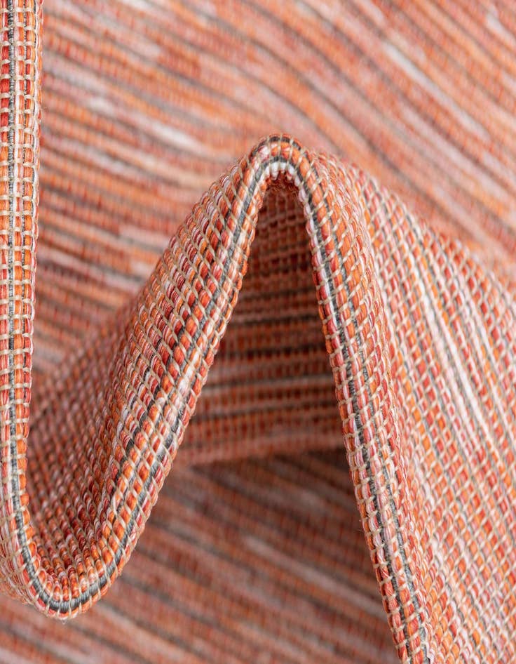 Detail image of 8' 4 x 11' 4  Washable Solid Indoor / Outdoor Rug
