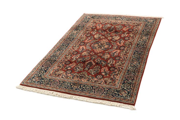 Detail image of 4' x 6' Hand Knotted Sarough Wool Rug