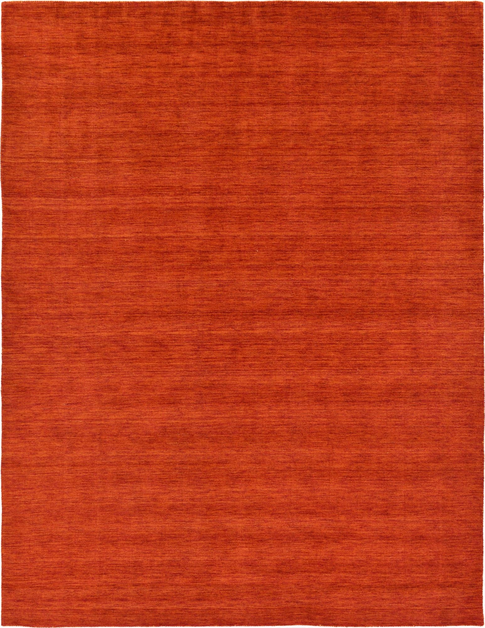 9' 10 x 13' Solid Gabbeh Wool Rug