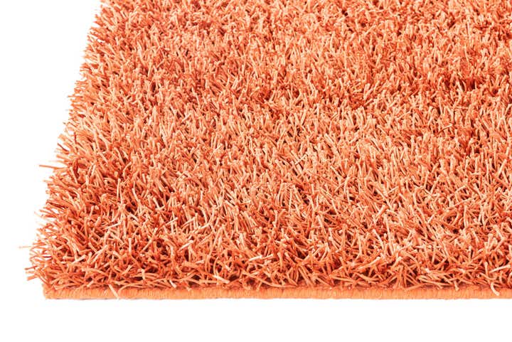 3' 2 x 5' 6 Hand Knotted Solid Shag Oriental Rug