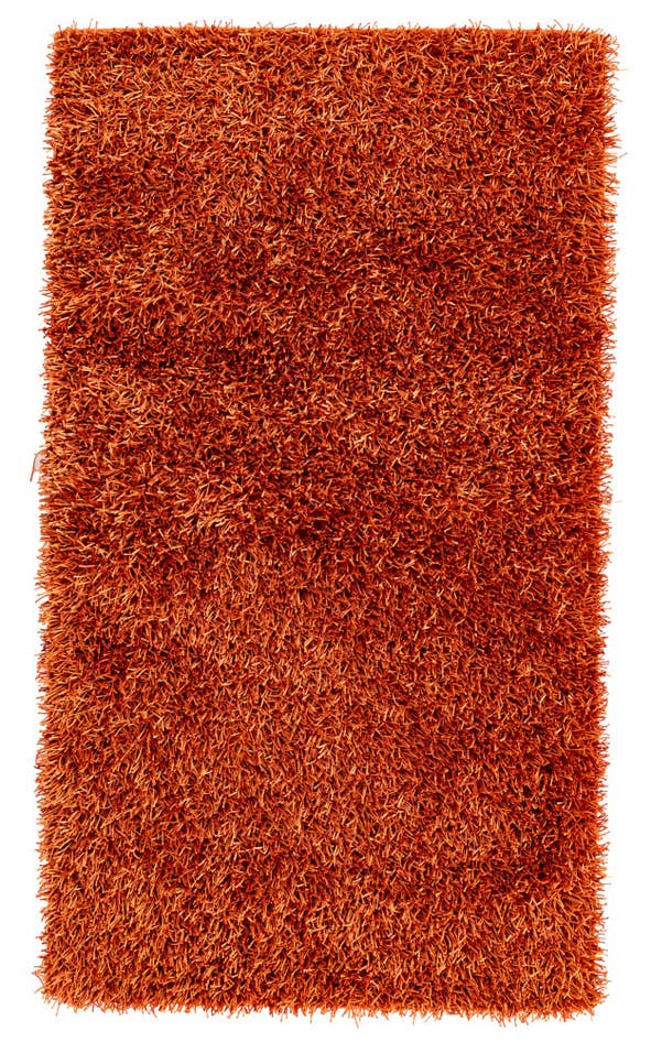 Detail image of 3' 2 x 5' 6 Hand Knotted Solid Shag Oriental Rug