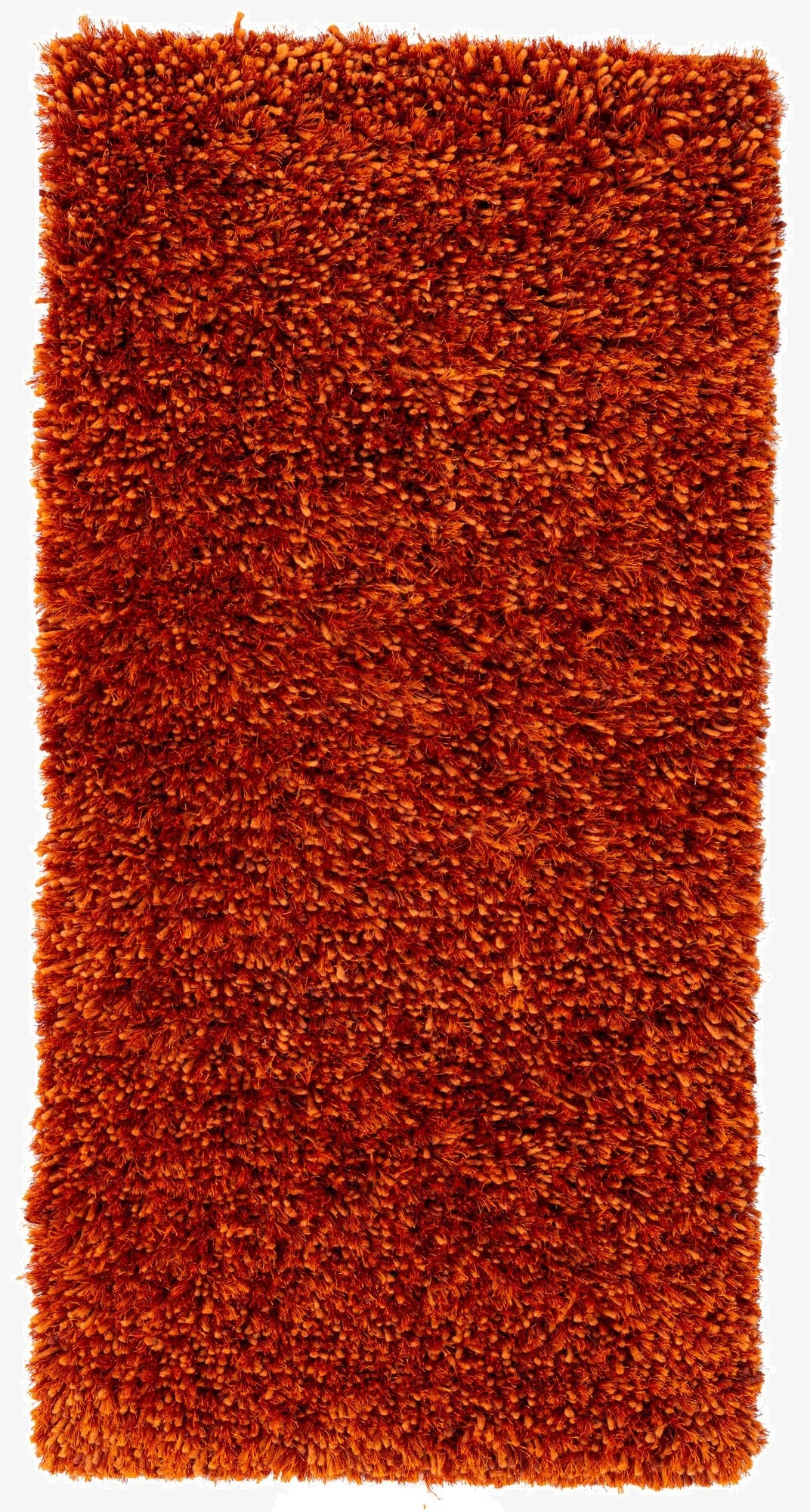 2' 5 x 4' 10  Hand Knotted Solid Shag Rug