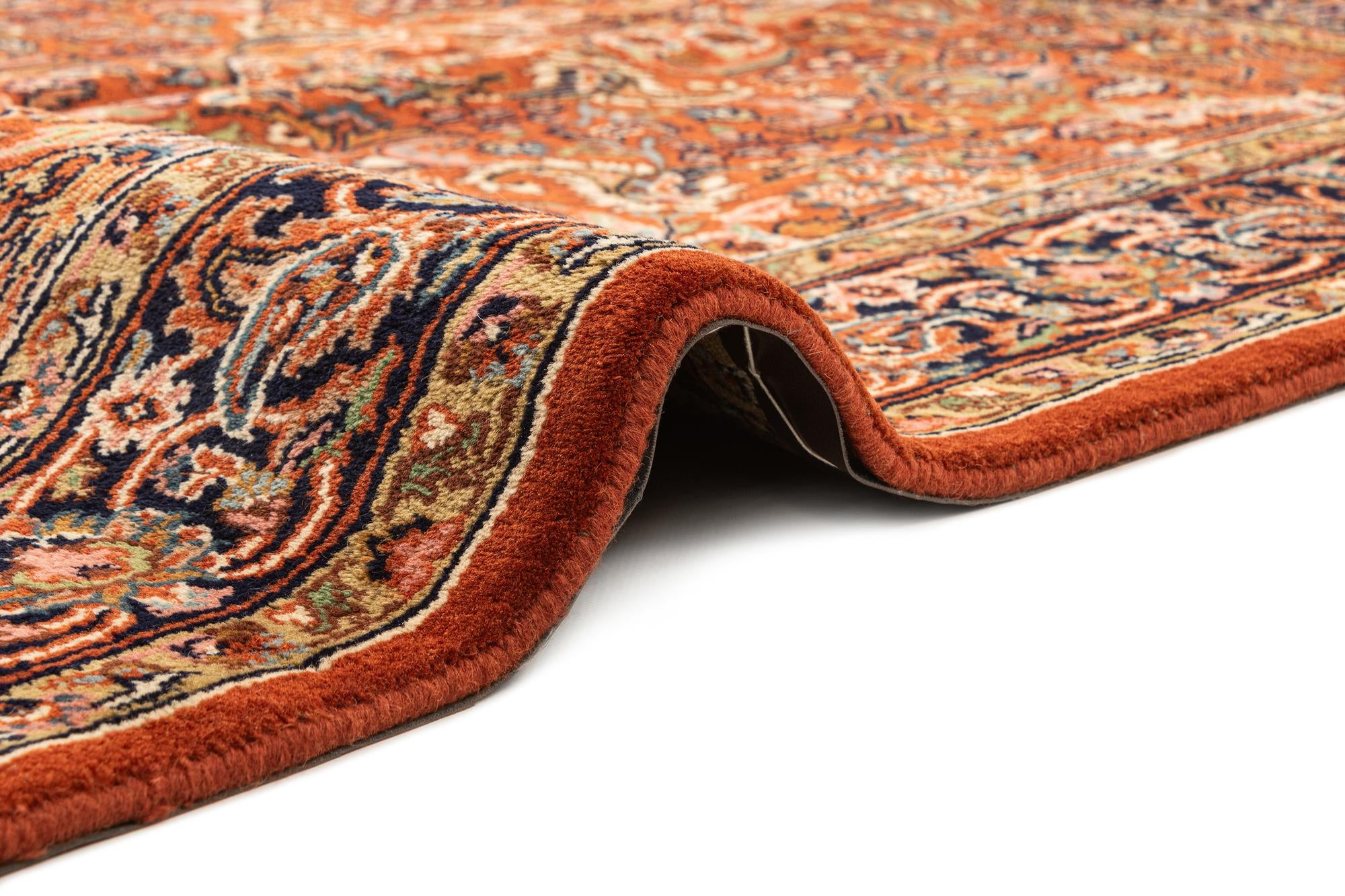 4' 5 x 6' 4 Hand Knotted Tabriz Wool Rug