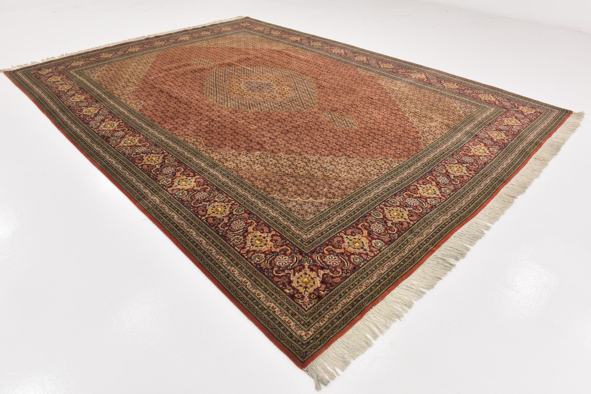 8' 4 x 11' 5 Hand Knotted Tabriz Persian Rug