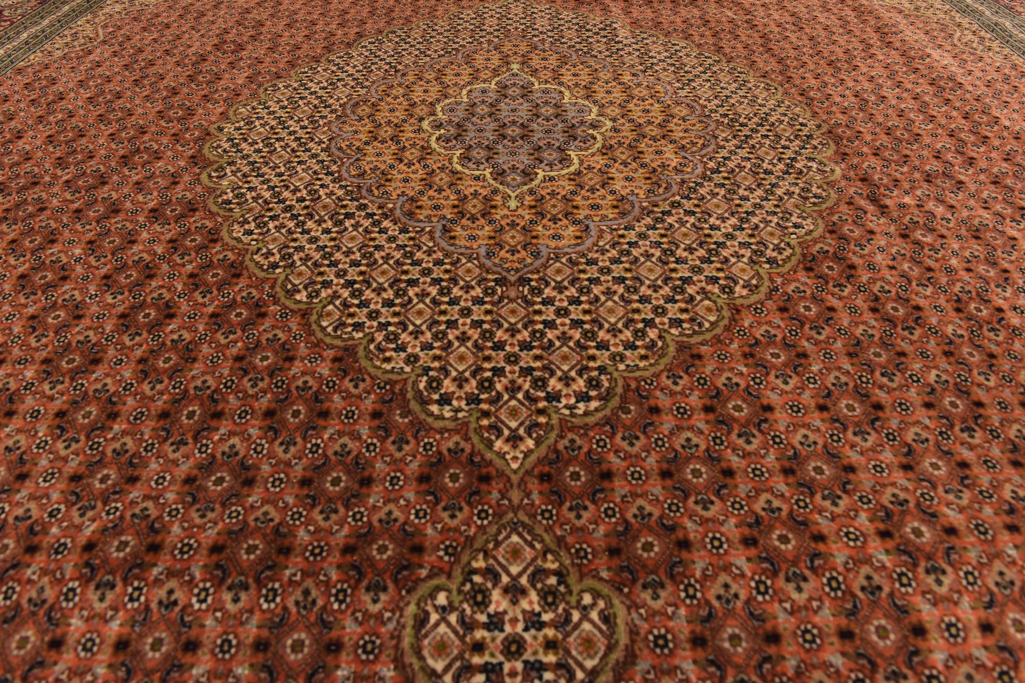 8' 4 x 11' 5 Hand Knotted Tabriz Persian Rug