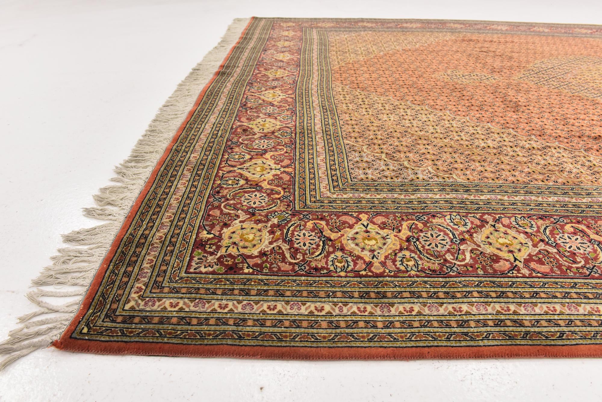 8' 4 x 11' 5 Hand Knotted Tabriz Persian Rug